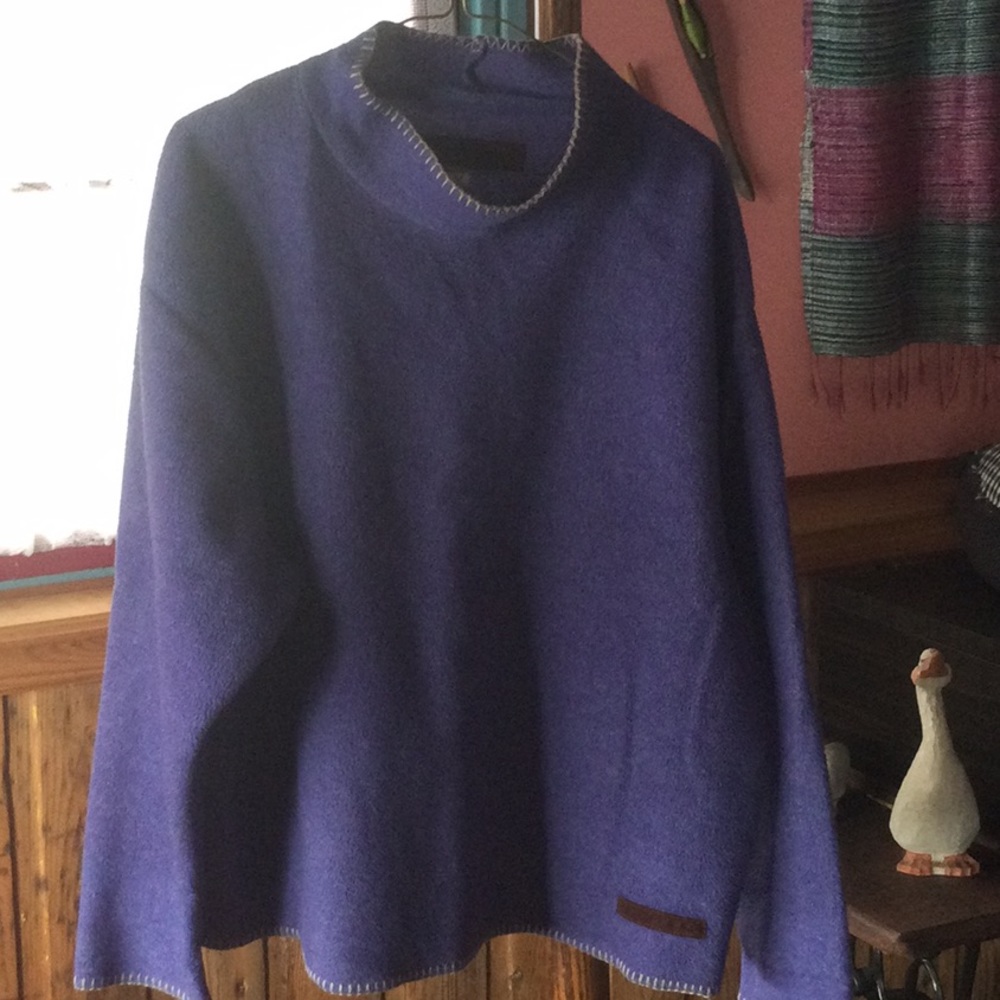 Dakini Lavender 100% Polyester Boat Neck Pullover Sz M Excellent Condition